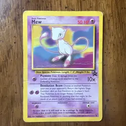 Pokemon Card - Mew #8 WoTC Black Star Promo (HP) - Image 1