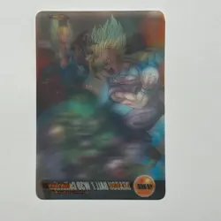 S3247 Vegeta Gohan Piccolo Dragon Ball 3D Collection Morinaga Clear Card 418 F10 - Image 3