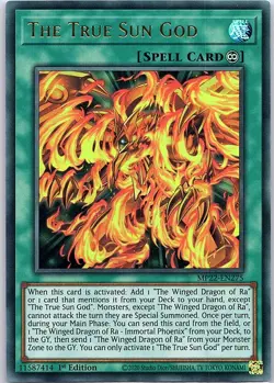The True Sun God MP22-EN275 2022 Tin of the Pharaoh's Gods - Yu Gi Oh Card - NM - Image 1