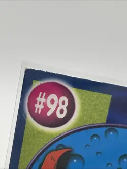 Pokemon - 1999 Burger King PokeTrivia Promo Card - KRABBY #98 - Image 2