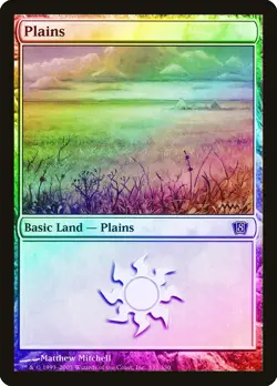 Plains (332) FOIL 8th Edition NM Basic Land MAGIC THE GATHERING CARD ABUGames - Image 1