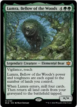 x1 Lumra, Bellow of the Woods BLB Bloomburrow MTG 183 MYTHIC M/NM - Image 1