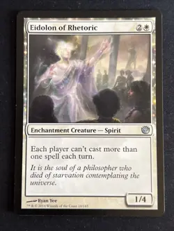 1x Eidolon of Rhetoric (10) Journey into Nyx LP MTG Magic the Gathering x1 MKE - Image 1