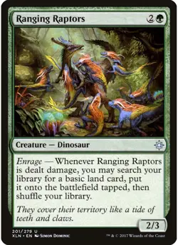 Ranging Raptors 201 MTG NM - Ixalan - Image 1