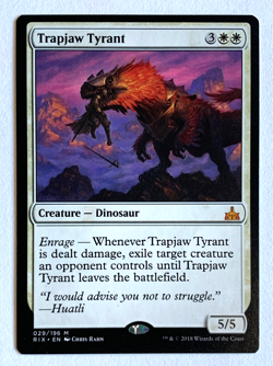 Trapjaw Tyrant 029/196 Rivals Of Ixalan NM MTG - Image 1