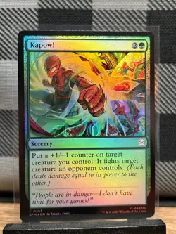 MTG TCG: Kapow! 103, Marvel's Spider-Man _ FOIL - Image 1