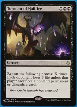 Torment of Hailfire (Mystery Booster) Hour of Devastation MINT (511525) ABUGames - Image 1