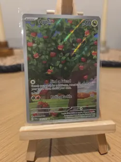 Pokemon TCG Applin Holo Twilight Masquerade Card 185/167 SV06 - Image 1