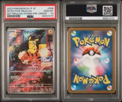 PSA 10 Detective Pikachu #098 2023 Pokemon TCG Japanese Promo 098/SV-P - Image 3