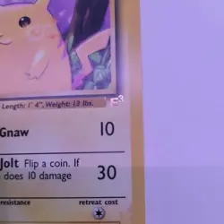 E3 Pikachu 1999 Pokemon Base Set Yellow Cheeks 58/102 Wizards - Image 2