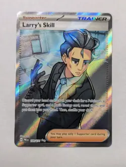 Larry's Skill 139/131 Sv: Prismatic Evolutions Holo Pokemon TCG - NM - Image 1