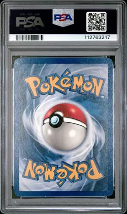 1999 POKEMON FOSSIL #7 HITMONLEE-HOLO PSA 7 - Image 2