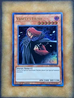Yugioh Vanity's Fiend BLLR-EN047 Ultra Rare 1st Ed NM - Image 1