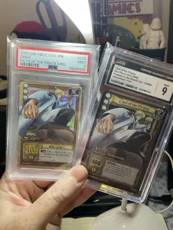 Sanji 2002 Bandai, Japan One Piece Card Game Holo Rare! Plus 2006 English Holo! - Image 1