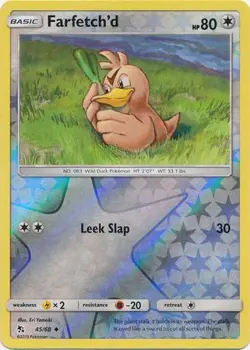 Farfetch'd 45/68 Reverse Holo | Hidden Fates | Pokemon Card - Image 1