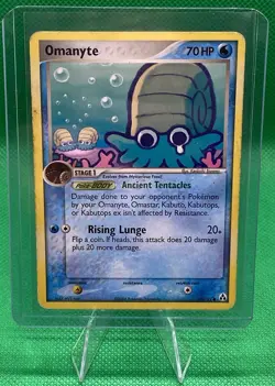 Omanyte - Legend Maker (LM) Pokemon Trading Card 60/92 Regular Printing - Image 1