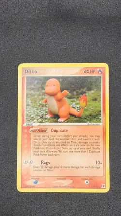 Pokemon Ditto Delta Species 37/113 60 HP Basic Card Nintendo English 2005 - Image 1