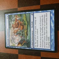 Mtg Merrow Commerce LP Lorwyn Merfolk Tribal Enchantment Magic Card - Image 2