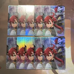 10 Pieces Suletta & Aerial RP-009 V Jump 2025 Resource Gundam Card Game - Image 1