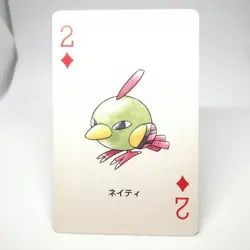 Natu 2 DIA Pokemon Sapphire Playing Cards BACK Kyogre 2003 Nintendo JAPAN - Image 1