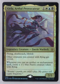 1x Alela, Artful Provocateur *Brawl Deck Exclusive Foil* - ELD - NM - Image 1