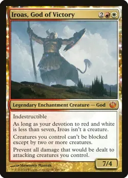 Iroas, God of Victory [Journey into Nyx] Lightly Played - Image 1