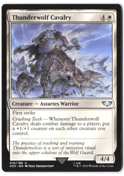 Thunderwolf Cavalry 16 MTG 40K NM - Image 1