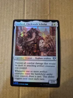 Losheel, Clockwork Scholar Commander Masters Foil - Image 1