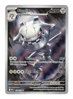 Steelix 150/132 Me01: Mega Evolution Holo Pokemon Card NM - Image 1