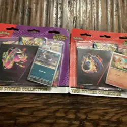 (2) Pokemon Mega Evolutions Ascended Heroes Tech. Sticker Collection New Sealed - Image 1