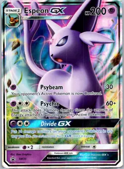Pokemon TCG Espeon GX Promo Holofoil SM Promos SM35 HP - Image 1