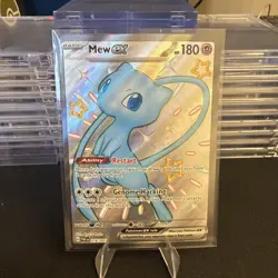 Mew Ex 216/91 Pokemon TCG S&V Paldean Fates Shiny Ultra Rare Holo NM - Image 1