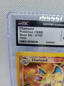Charizard Pokemon (1999) Base Set 4/102 Holo Cgc 8.5 - Image 2