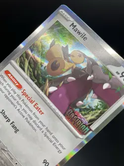 Mawile039 STAMPED PRERELEASE Black Star PROMO Pokemon 2023 Obsidian Flames - Image 1