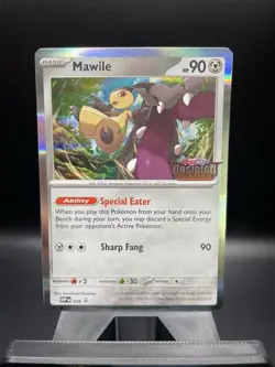 Mawile039 STAMPED PRERELEASE Black Star PROMO Pokemon 2023 Obsidian Flames - Image 2
