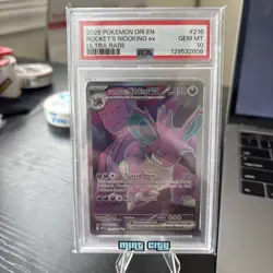 2025 POKEMON DRI EN-DESTINED RIVALS ULTRA RARE TEAM ROCKET'S NIDOKING EX PSA 10 - Image 1