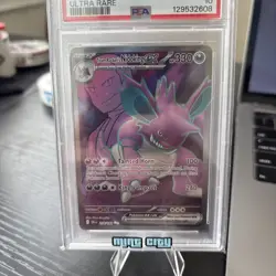 2025 POKEMON DRI EN-DESTINED RIVALS ULTRA RARE TEAM ROCKET'S NIDOKING EX PSA 10 - Image 4