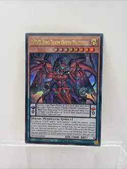 Yugioh D/D/D Zero Doom Queen Machinex DOOD-EN003 1st Ed Ultra Rare NM - Image 1