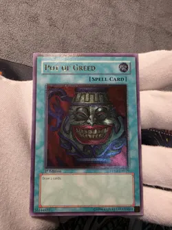 Pot of Greed DPKB-EN029 Ultimate Rare 1st edition Duelist Pack Kaiba Yugioh LP - Image 1