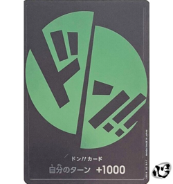 DON !! Card (Roronoa Zoro) Special Promo Straw Hat Pirates ONE PIECE Card Japan - Image 1