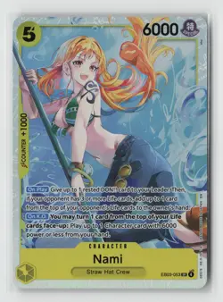 Nami (053) SR Extra Booster: One Piece Heroines Edition EB03-053 NM - Image 1