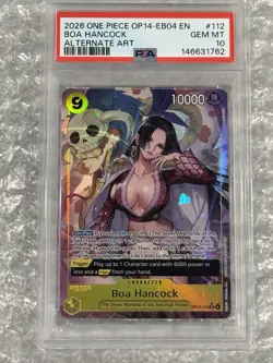 PSA 10 Boa Hancock ONE PIECE OP14-041 Alternate Art Foil Leader - Image 1
