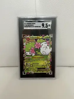 SGC Mint+ Pokemon Shaymin EX Generations ETB XY148 Promo Card - Image 1