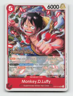 Monkey.D.Luffy (Tournament Pack Vol. 5) SR One Piece Promotion Cards ST01-012 NM - Image 1