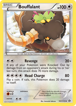 Bouffalant 107/113 Uncommon | Legendary Treasures | Pokemon Card - Image 1