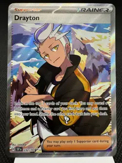 Drayton 232/191 - Full Art Secret Rare - Surging Sparks Pokemon Card NM - Image 1