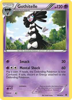 Gothitelle 48/98 Rare | Emerging Powers | Pokemon Card - Image 1