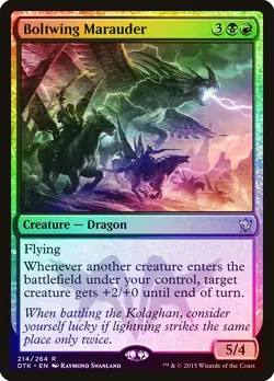 Boltwing Marauder FOIL Dragons of Tarkir NM Black Red Rare MAGIC CARD ABUGames - Image 1