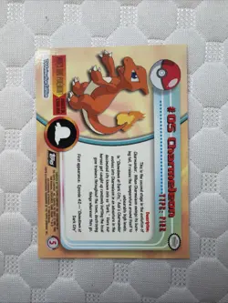 Pokemon 1999 Topps Series 1 - Charmeleon #5 - NM - Image 2