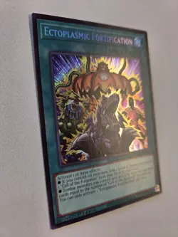 Ectoplasmic Fortification MZMU-EN008 Secret Rare Yugioh Maze of Muertos Mint - Image 2